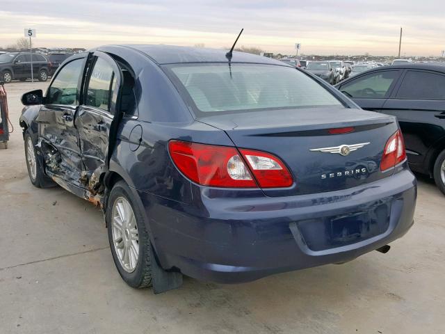 1C3LC56K67N564957 - 2007 CHRYSLER SEBRING TO BLUE photo 3