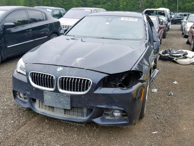 WBAXA5C53ED690226 - 2014 BMW 535 D BLACK photo 2