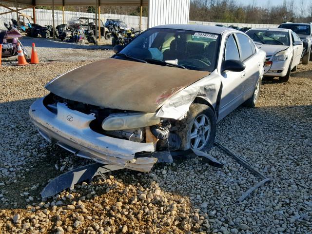 1G3NL52F02C223801 - 2002 OLDSMOBILE ALERO GL SILVER photo 2