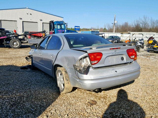 1G3NL52F02C223801 - 2002 OLDSMOBILE ALERO GL SILVER photo 3