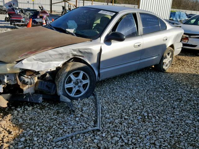 1G3NL52F02C223801 - 2002 OLDSMOBILE ALERO GL SILVER photo 9