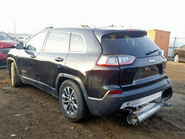 1C4PJLLX9KD171945 - 2019 JEEP CHEROKEE L BLACK photo 3