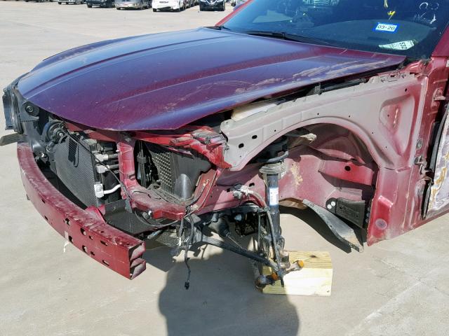 2C3CDXBG5JH239064 - 2018 DODGE CHARGER SX MAROON photo 10