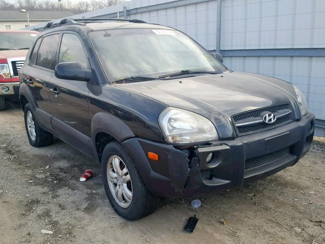 KM8JN12D76U418127 - 2006 HYUNDAI TUCSON GLS BLACK photo 1