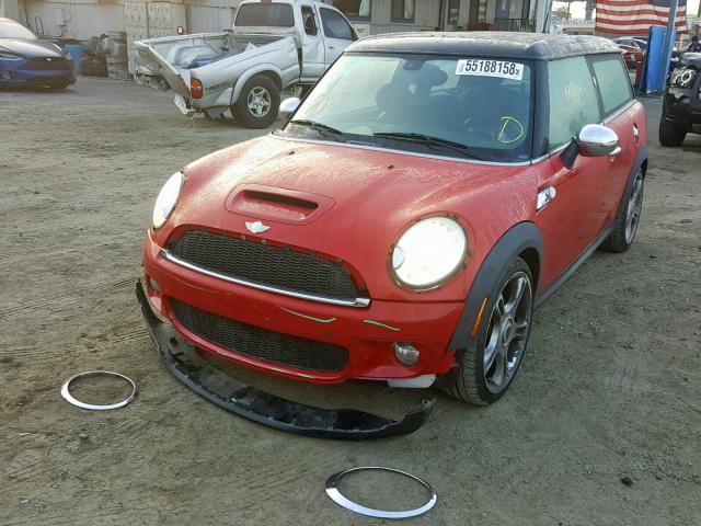 WMWMM33558TP89235 - 2008 MINI COOPER S C RED photo 2