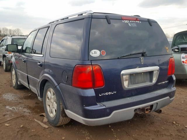 5LMFU28R54LJ09418 - 2004 LINCOLN NAVIGATOR Көк фото 3