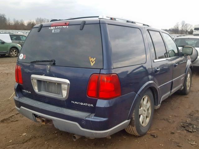 5LMFU28R54LJ09418 - 2004 LINCOLN NAVIGATOR Көк фото 4