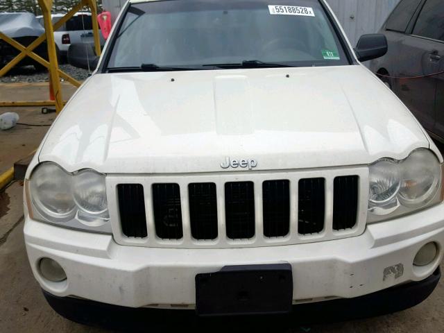 1J8GR48K77C524765 - 2007 JEEP GRAND CHER WHITE photo 9