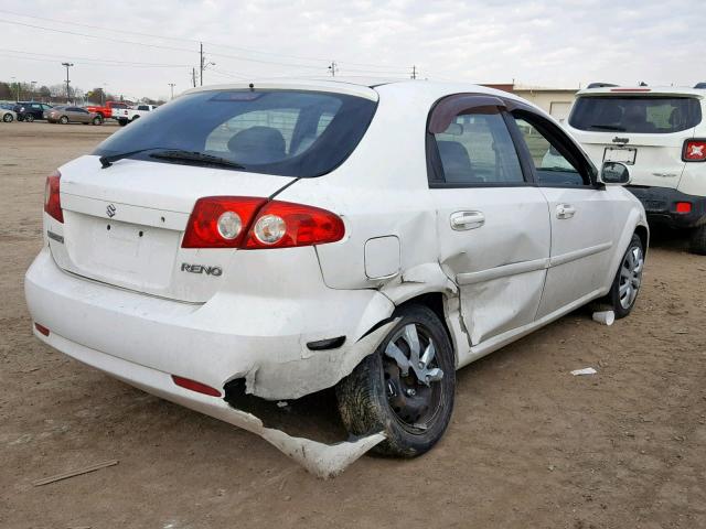 KL5JD66Z67K660677 - 2007 SUZUKI RENO BASE WHITE photo 4