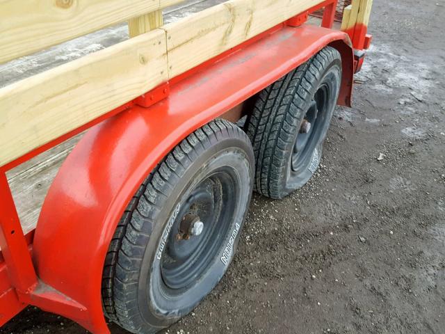 M652734554822 - 2015 UTI TRAILER RED photo 9