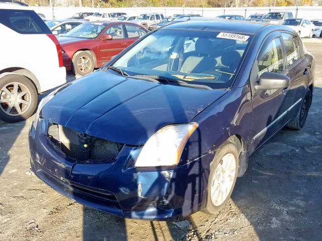 3N1AB6AP8BL637451 - 2011 NISSAN SENTRA 2.0 BLUE photo 2