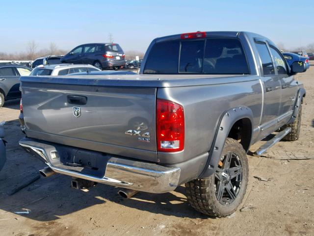 1D7HU18206S577634 - 2006 DODGE RAM 1500 S GRAY photo 4