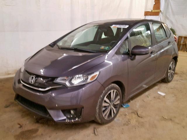 3HGGK5H76HM706701 - 2017 HONDA FIT EX GRAY photo 2