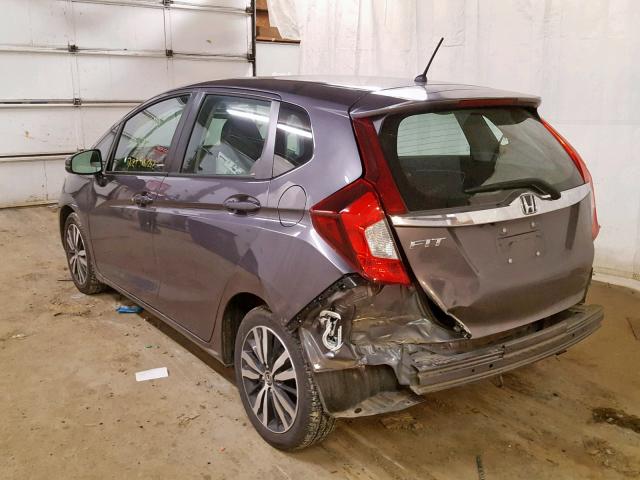 3HGGK5H76HM706701 - 2017 HONDA FIT EX GRAY photo 3