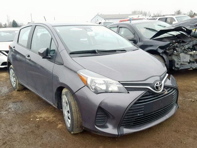 VNKKTUD36HA079456 - 2017 TOYOTA YARIS L GRAY photo 1