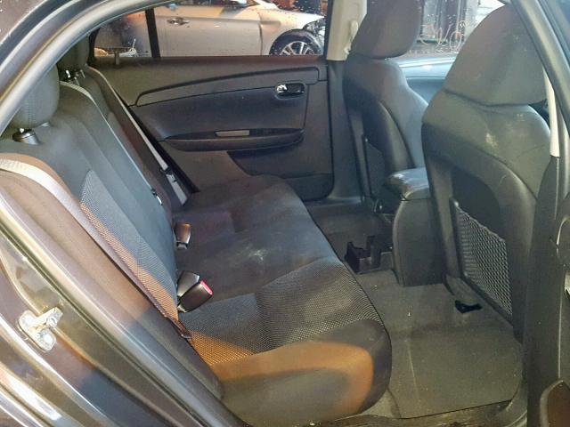 1G1ZC5E01CF386586 - 2012 CHEVROLET MALIBU 1LT CHARCOAL photo 6