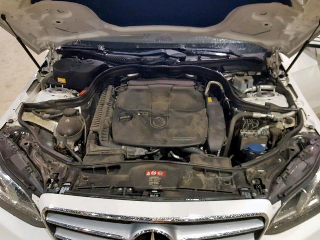 WDDHF5KB7EA832343 - 2014 MERCEDES-BENZ E 350 WHITE photo 7