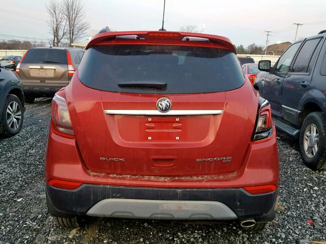 KL4CJ2SB7JB516330 - 2018 BUICK ENCORE SPO BURGUNDY photo 9