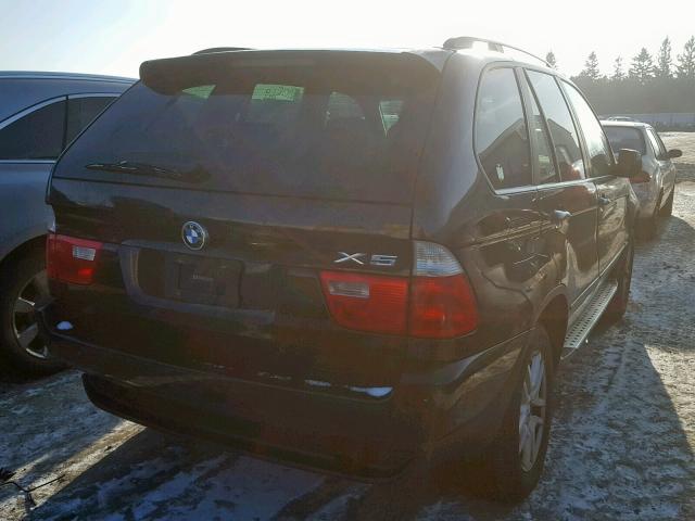 5UXFA13524LU29745 - 2004 BMW X5 3.0I BLACK photo 4