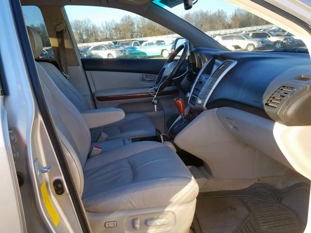 JTJHW31U582068523 - 2008 LEXUS RX 400H SILVER photo 5