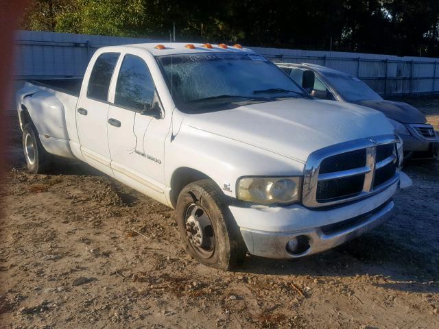 3D7MA48603G740863 - 2003 DODGE RAM 3500 S WHITE photo 1