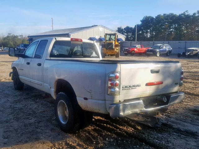 3D7MA48603G740863 - 2003 DODGE RAM 3500 S WHITE photo 3