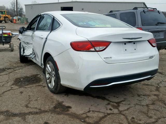 1C3CCCAB5FN630733 - 2015 CHRYSLER 200 LIMITE WHITE photo 3