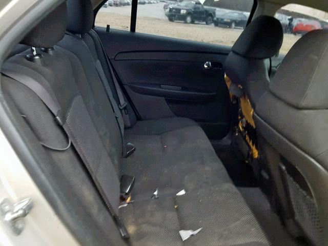 1G1ZC5EU3CF308748 - 2012 CHEVROLET MALIBU 1LT GOLD photo 6