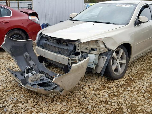 1G1ZC5EU3CF308748 - 2012 CHEVROLET MALIBU 1LT GOLD photo 9