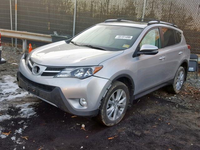 2T3DFREV8DW114676 - 2013 TOYOTA RAV4 LIMIT SILVER photo 10