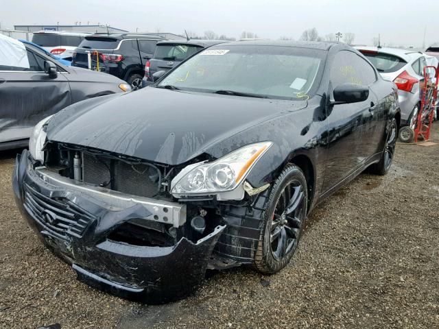 JNKCV64F89M652613 - 2009 INFINITI G37 BLACK photo 2