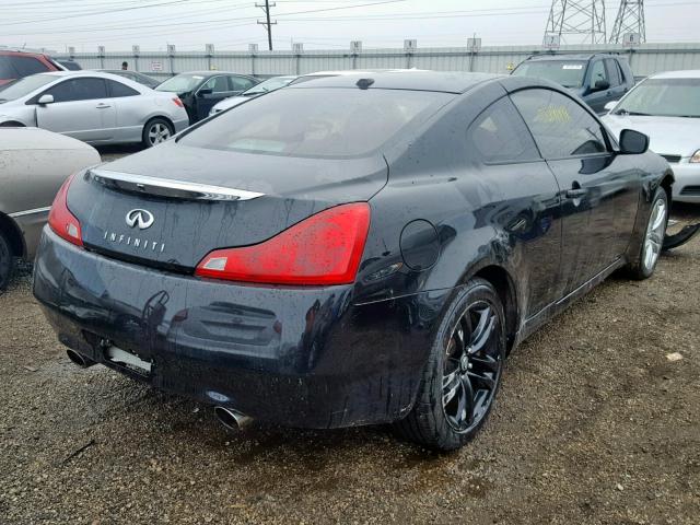 JNKCV64F89M652613 - 2009 INFINITI G37 BLACK photo 4