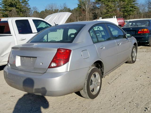 1G8AJ55FX7Z155425 - 2007 SATURN ION LEVEL SILVER photo 4