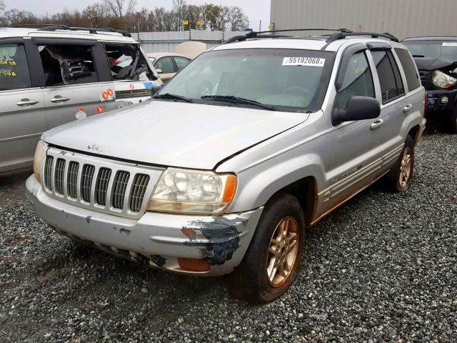 1J4GW58J63C565311 - 2003 JEEP GRAND CHER GRAY photo 2