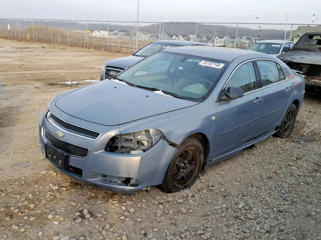 1G1ZG57B784228775 - 2008 CHEVROLET MALIBU LS 银色 照片 2