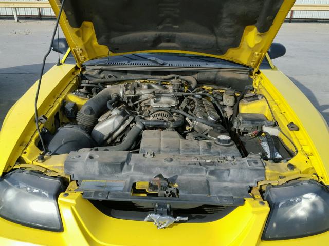 1FAFP46V81F248775 - 2001 FORD MUSTANG CO YELLOW photo 7