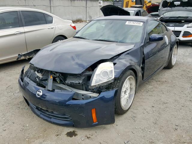 JN1BZ34D97M503187 - 2007 NISSAN 350Z COUPE BLUE photo 2