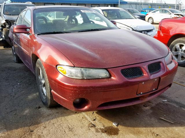 1G2WK52J82F273957 - 2002 PONTIAC GRAND PRIX მუქწითელი ფოტო 1