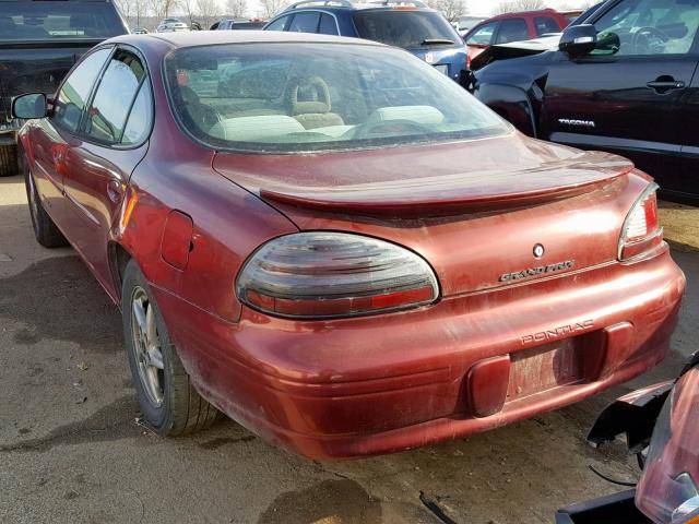 1G2WK52J82F273957 - 2002 PONTIAC GRAND PRIX მუქწითელი ფოტო 3