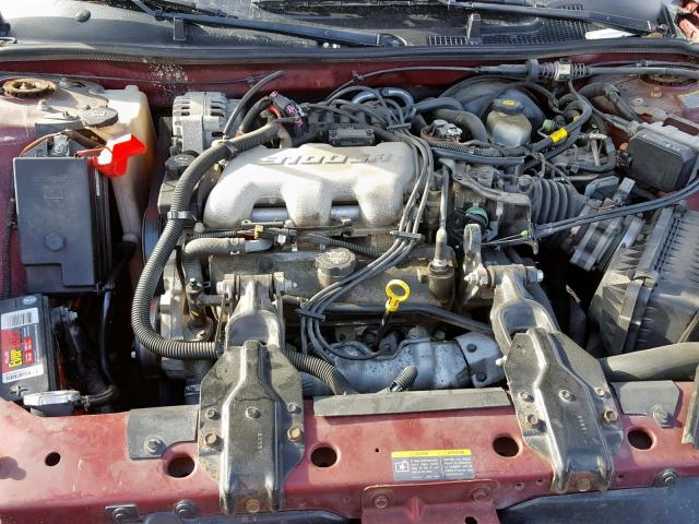 1G2WK52J82F273957 - 2002 PONTIAC GRAND PRIX მუქწითელი ფოტო 7
