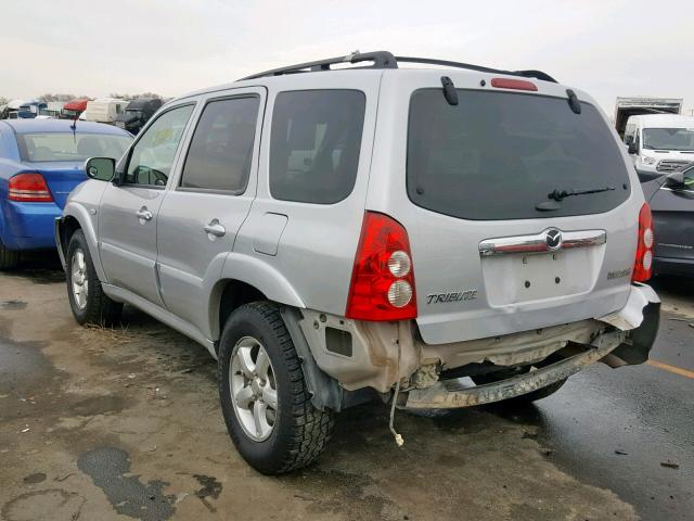 4F2CZ96125KM25173 - 2005 MAZDA TRIBUTE S SILVER photo 3