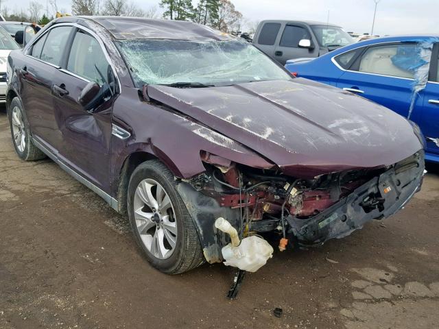 1FAHP2EW0BG149354 - 2011 FORD TAURUS SEL BURGUNDY photo 1