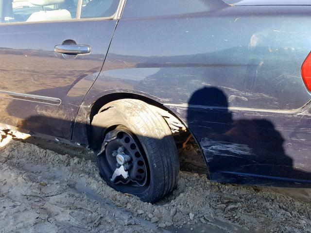 1G1ZS51F96F298452 - 2006 CHEVROLET MALIBU LS ნაცრისფერი ფოტო 9