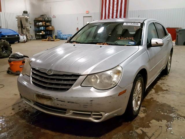 1C3LC56R38N226348 - 2008 CHRYSLER SEBRING TO SILVER photo 2