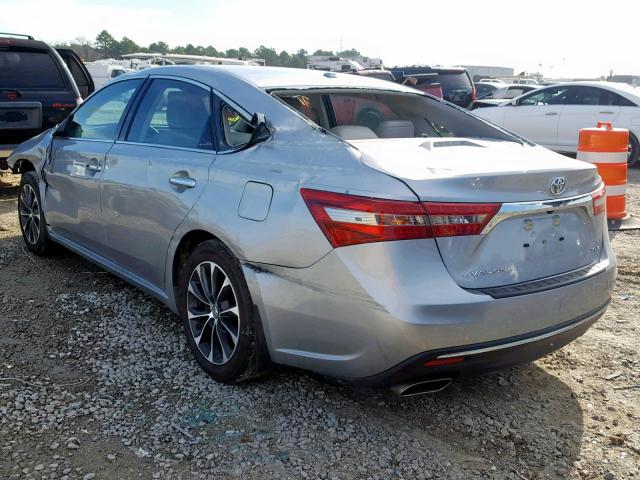 4T1BK1EB3GU228723 - 2016 TOYOTA AVALON XLE SILVER photo 3