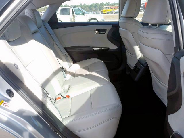 4T1BK1EB3GU228723 - 2016 TOYOTA AVALON XLE SILVER photo 6