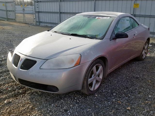 1G2ZH35N374173086 - 2007 PONTIAC G6 GT SILVER photo 2