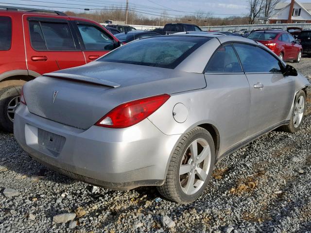 1G2ZH35N374173086 - 2007 PONTIAC G6 GT SILVER photo 4