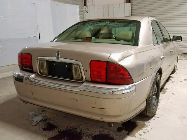1LNHM87AXYY920893 - 2000 LINCOLN LS GOLD photo 4