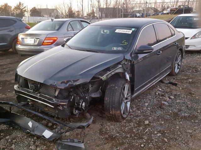 1VWDT7A34HC013660 - 2017 VOLKSWAGEN PASSAT R-L GRAY photo 2